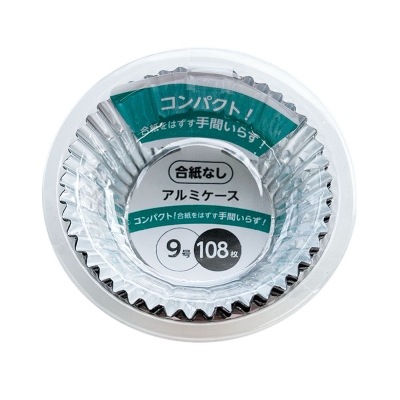 おかずカップ9号108枚アルミ合紙無し OKZ-40